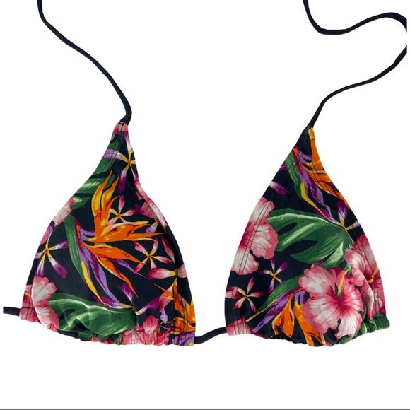 Mossimo Women's Tropical Triangle Two Piece Bikini Size Medium M - Picture 3 of 5